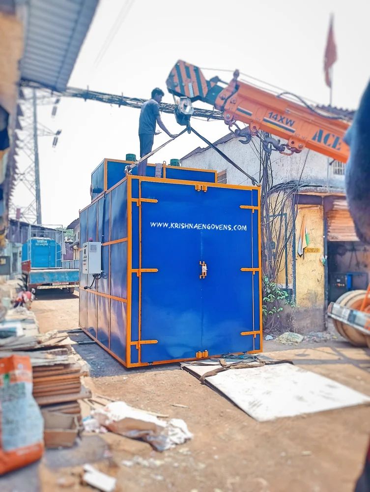 Powder coating line module